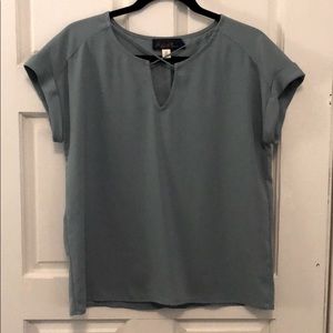 Teal blouse